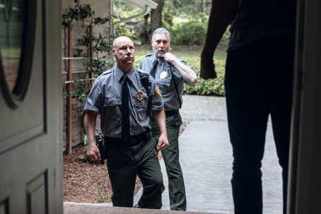 Cops coming to a house on a domestic violence call